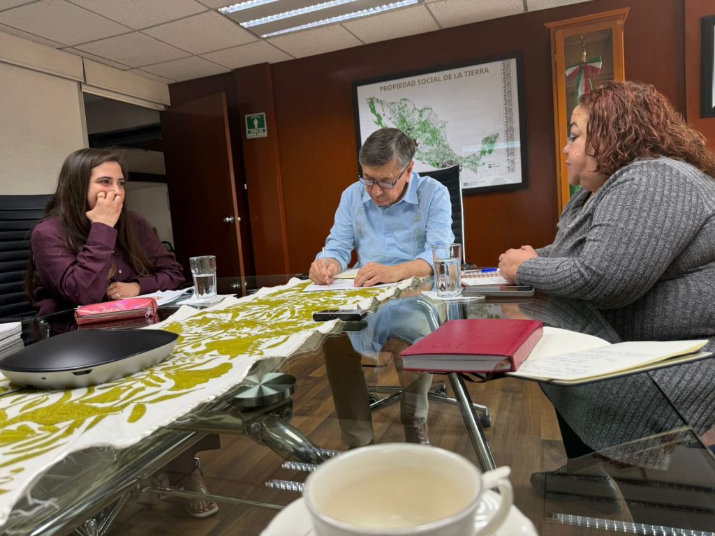 Claudia Gómez Godoy reunión Procuraduría Agraria restauración río Lerma-Santiago