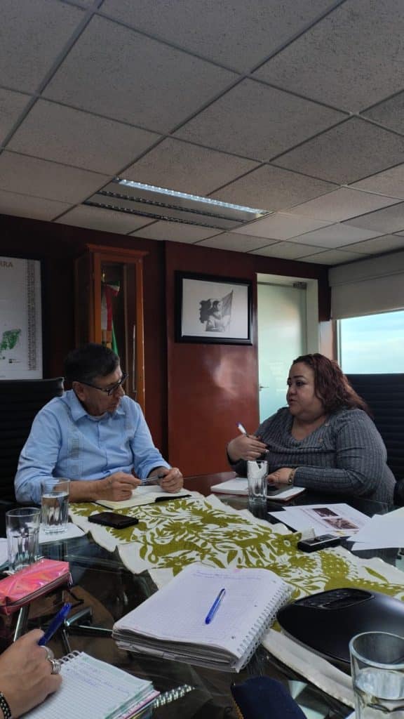 Claudia Gómez Godoy reunión Procuraduría Agraria restauración río Lerma-Santiago
