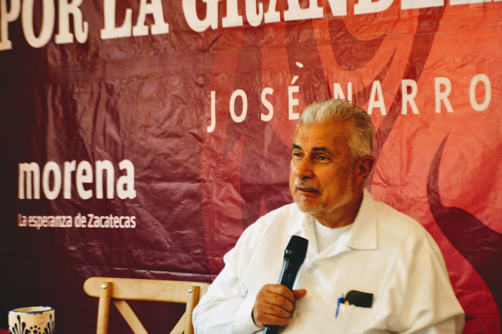 José Narro Céspedes conferencia prensa foro campo Zacatecas Por la Grandeza de Zacatecas